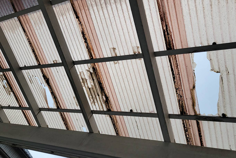 魚津市、滑川市のトタン屋根張替工事