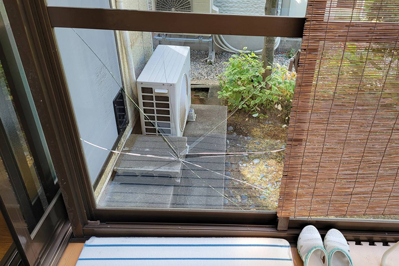 魚津市、滑川市のガラス修理